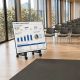 17. Maclean TV trolley/floor stand, 37-80", max. VESA 800x400, max. 75kg, mobile, wheel lock, MC-183