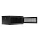 2. WALL-HUNG RACK CABINET 19" 4U 600X450 BLACK PERFORATED DOOR LANBERG (FLAT PACK)