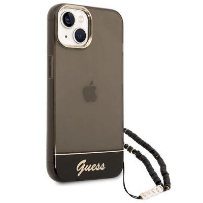 3. Guess GUHCP14MHGCOHK iPhone 14 Plus 6,7 "black / black hardcase Translucent Pearl Strap