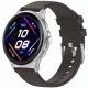 2. GRAVITY GT12-7 Women's Smartwatch Black Silicone Strap + Silver Bracelet