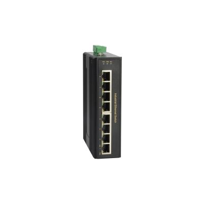 LevelOne Industrial GB PoE+ Switch 8-Port IP30 DIN 200W 1Gbps