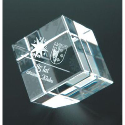 5. Engraved glass trophy with case