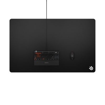 3. Steelseries QcK+ Mouse Pad 450x400x2mm (Black Fabric)