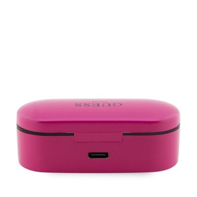 3. Guess GUTWST31EM TWS Bluetooth headphones + magenta docking station