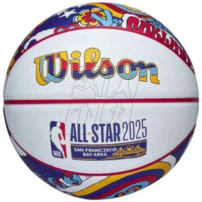 Wilson 2025 NBA All Star Mini Ball Basketball WZ3020201XB