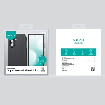 18. Nillkin Super Frosted Shield Fold Magnetic Case for Samsung Galaxy Z Fold 7, MagSafe Compatible, with S Pen Space - Black