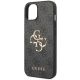6. Guess 4G Big Metal Logo iPhone 15 Case - Gray