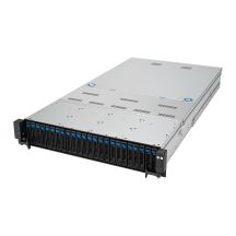 Asus Rack Platform (2U) RS720A-E12-RS24U AMD Epyc 9004 (24x NVMe, 2xM.2, 3xGPU, 2x10Gbe, IPMI, 1+1 2600W)