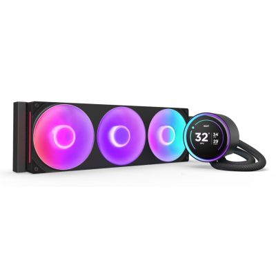 NZXT Kraken Elite 420 RGB Processor All-in-One Liquid Cooler 14cm Black 1 pc.