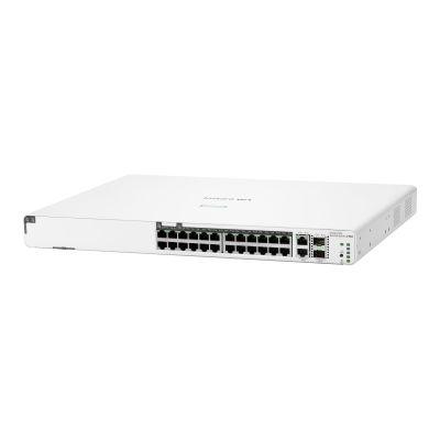 3. Aruba Instant On 1960 24G 20p Class4 4p Class6 PoE 2XGT 2SFP+ 370W Managed L2+ Gigabit Ethernet (10/100/1000) PoE Support 1U White