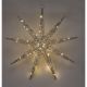 15. SNOWFLAKE DECORATIVE HANGING 50LED SILVER