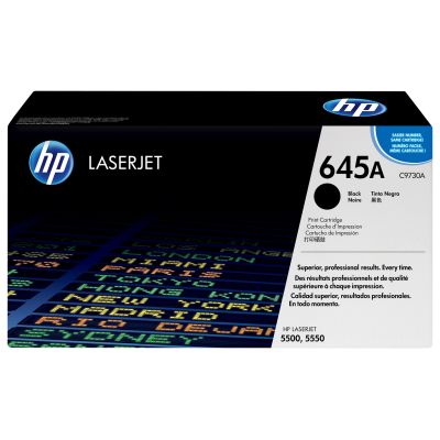 133. HP 645A original black LaserJet toner cartridge