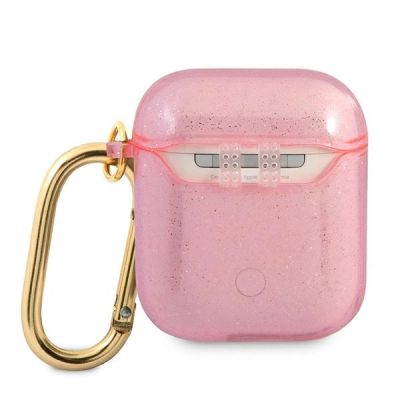 2. Guess GUA2UCG4GP AirPods cover pink/pink Glitter Collection