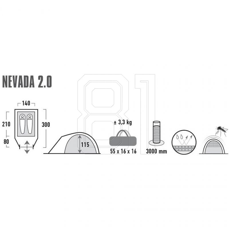 8. High Peak Nevada 2 tent 10196