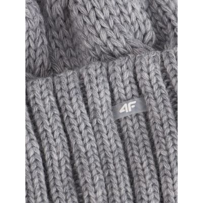 2. Women's winter hat with wool 4F 4FRAW25ACAPF0724-27M