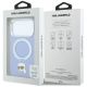 8. Karl Lagerfeld with Ring Stand 360 Karl Head Pin MagSafe Case for iPhone 18 Pro / 17 Pro - Light Blue