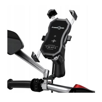 4. FreedConn MC1W 15W + USB Phone Holder and Wireless Charger