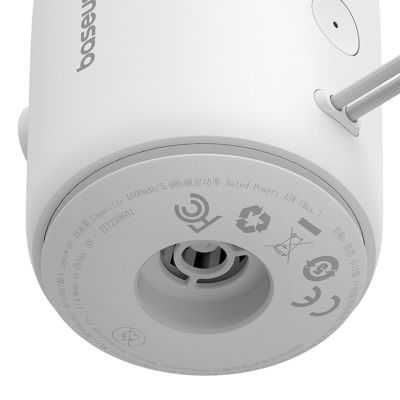 6. Baseus PocketGo Portable Rechargeable Camping Air Pump – White