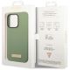 8. Guess Silicone Logo Plate MagSafe case for iPhone 14 Pro Max - green