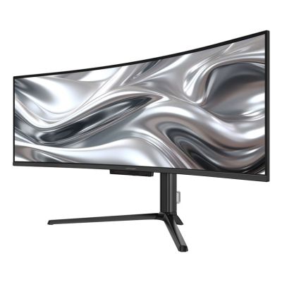 4. Monitor 124.46 cm (49") LC-Power LC-M49QCO curved VA+DP+2xHDMI+RJ45