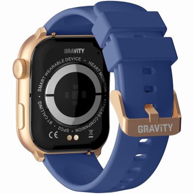 9. GRAVITY GT28-8 Women's Smartwatch Strap + Bracelet Rose Gold Navy Blue