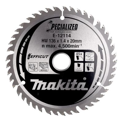 2. Makita E-12114 circular saw blade 1 pc.