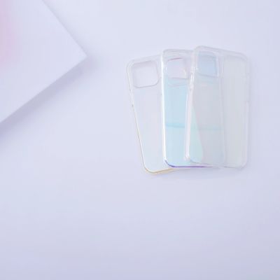 5. Aurora Case Case for iPhone 13 Neon Gel Blue Cover