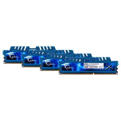 G.SKILL RipjawsX F3-1600C9Q-32GXM Memory Kit (DDR3 DIMM; 4 x 8 GB; 1333 MHz; CL9)