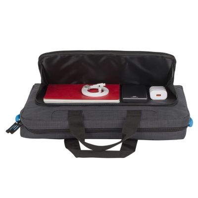 11. Rivacase Regent 8058 43.9 cm (17.3") Messenger Case Black, Cyan
