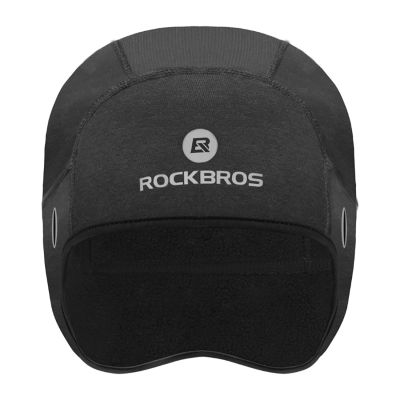 8. Rockbros Dala Winter Cycling Helmet Cap with Glasses Holes - Grey