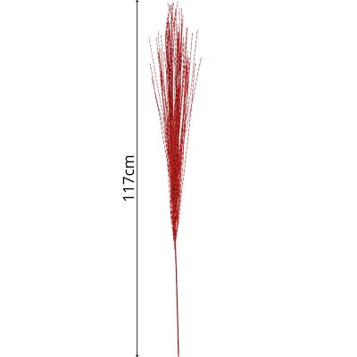 14. DECORATIVE BRANCH 117CM RED