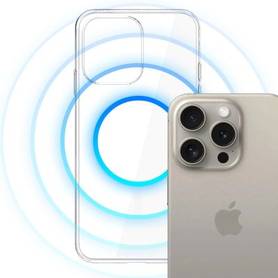 11. 3mk Clear MagCase Case for Apple iPhone 15 Pro Max - Transparent