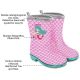 7. Perletti Mermaid rain boots for girls