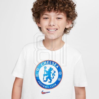 6. Nike Chelsea FC Crest Tee Jr HM9485-100