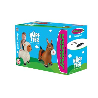 2. Jamara Hopping animal horse brown with pump Animals