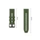 4. Tech-Protect Silicone Strap for Garmin Fenix 5 / 6 / 6 Pro / 7 / 8 / 8 Pro / E / 9 / 9 Pro (47 mm) – Green