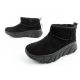 8. Skechers women's winter boots, insulated leather ankle boots