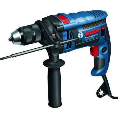2. Bosch GSB 1600 RE Drill with Quick-Release Chuck, 1.8 kg, Blue