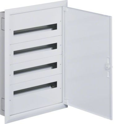 Hager fw2 Flush-mounted distribution board with PE/N terminals 4R/96M (4x24) class I IP30
