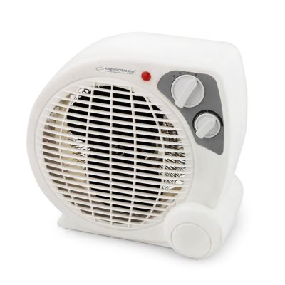 2. Esperanza Mojave EHH002 fan heater (2000W; 3 heating levels; white)