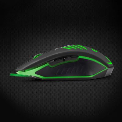 16. Esperanza MX209 Claw EGM209G computer mouse (optical; 2400 DPI; black)