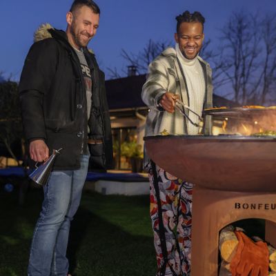 12. BF Bonbiza XL Open rusty garden fire pit