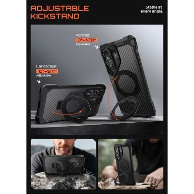 4. Supcase UB Grip Mag MagSafe Case for Samsung Galaxy S26 Ultra - Black