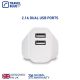 3. TRAVEL BLUE UK MAINS CHARGER 2 USB
