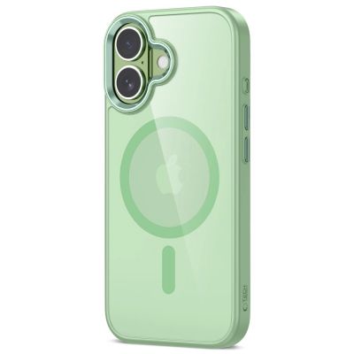 2. Tech-Protect MagMat MagSafe Case for iPhone 17 - Transparent Green