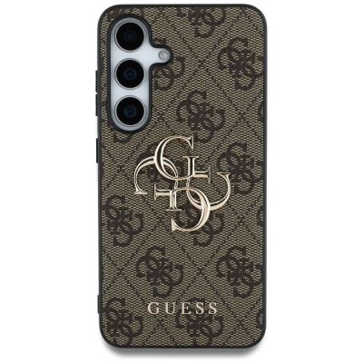 3. Guess Big 4G Logo Classic Logo Case for Samsung Galaxy S25 Brown