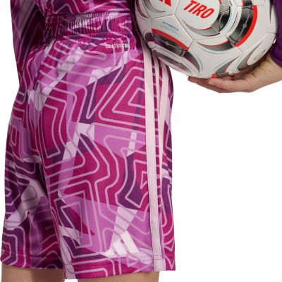5. adidas Tiro 26 Competition pink kids' goalkeeper shorts KC5470