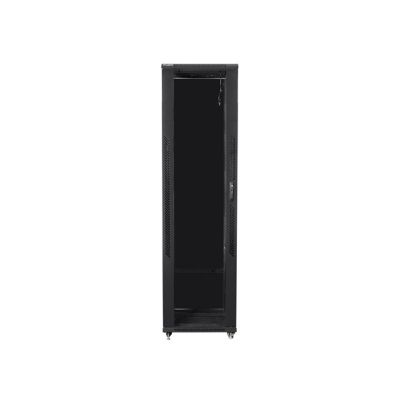 3. Lanberg FF01-8837-12B Single Section Cabinet (37U; 19''; 1833 mm / 800mm / 800 mm; floor-standing; Full Glass; 800 kg; black)