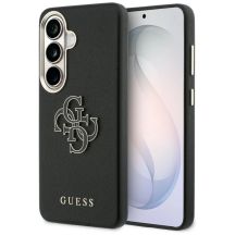 Guess Grained Big 4G Metal Logo case for Samsung Galaxy S26 - black
