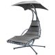 6. SWING ROCKING CHAIR WITH UMBRELLA LISBON DARK GREY